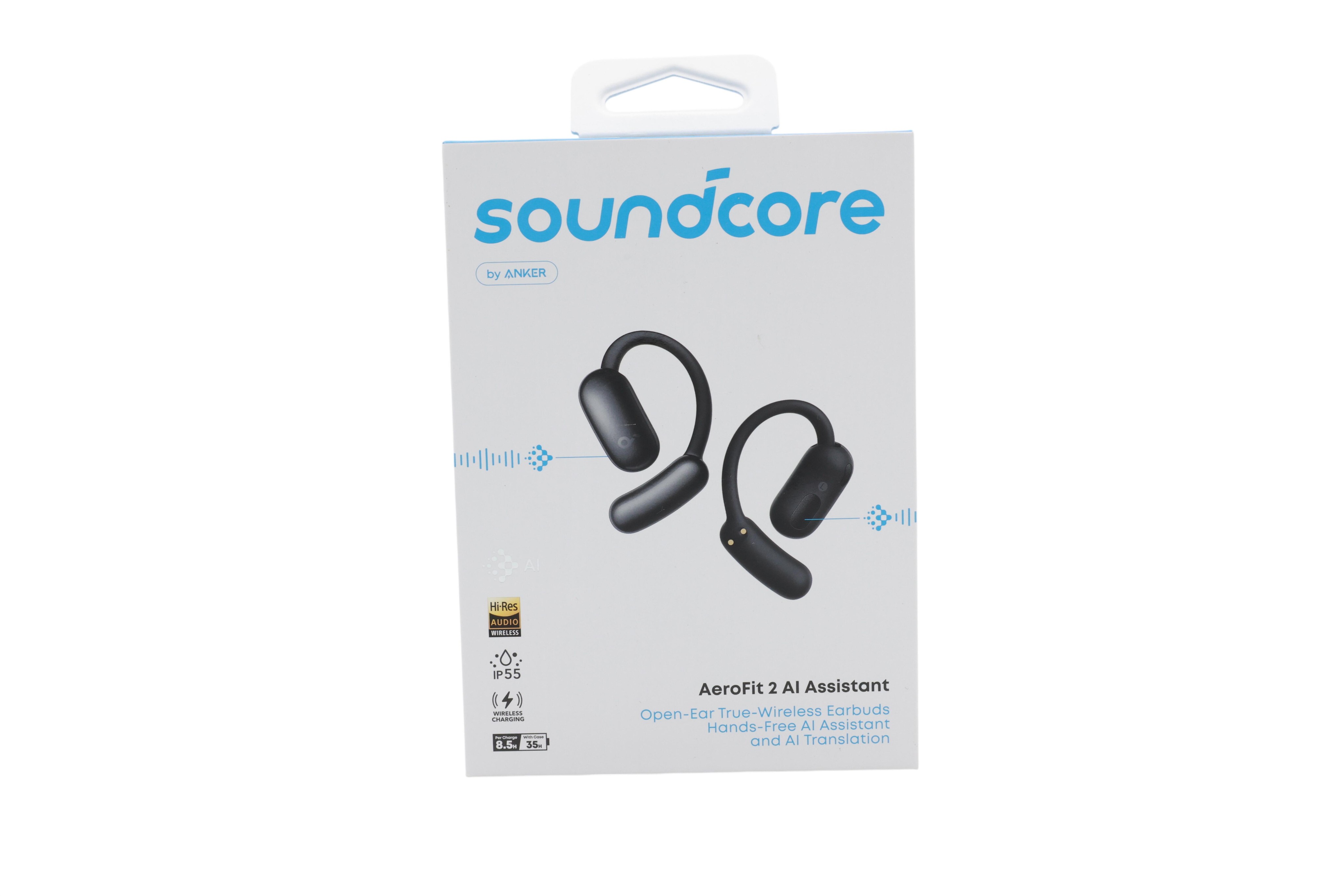 Soundcore Aerofit 2 Headset Wireless Ear-hook, Open-ear Calls/Music/