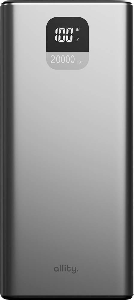 Allity APB-100 Powerbank 20000 mAh Quick Charge, USB PD LiPo USB-C ,