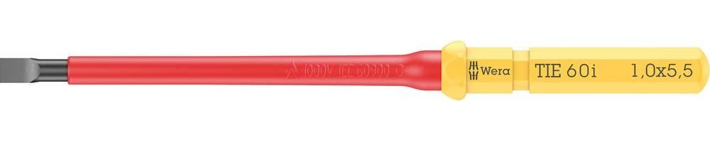 Wera Kraftform Kompakt VDE 60 i 1,0 x 5,5 x 157 mm TIE Elektriker
