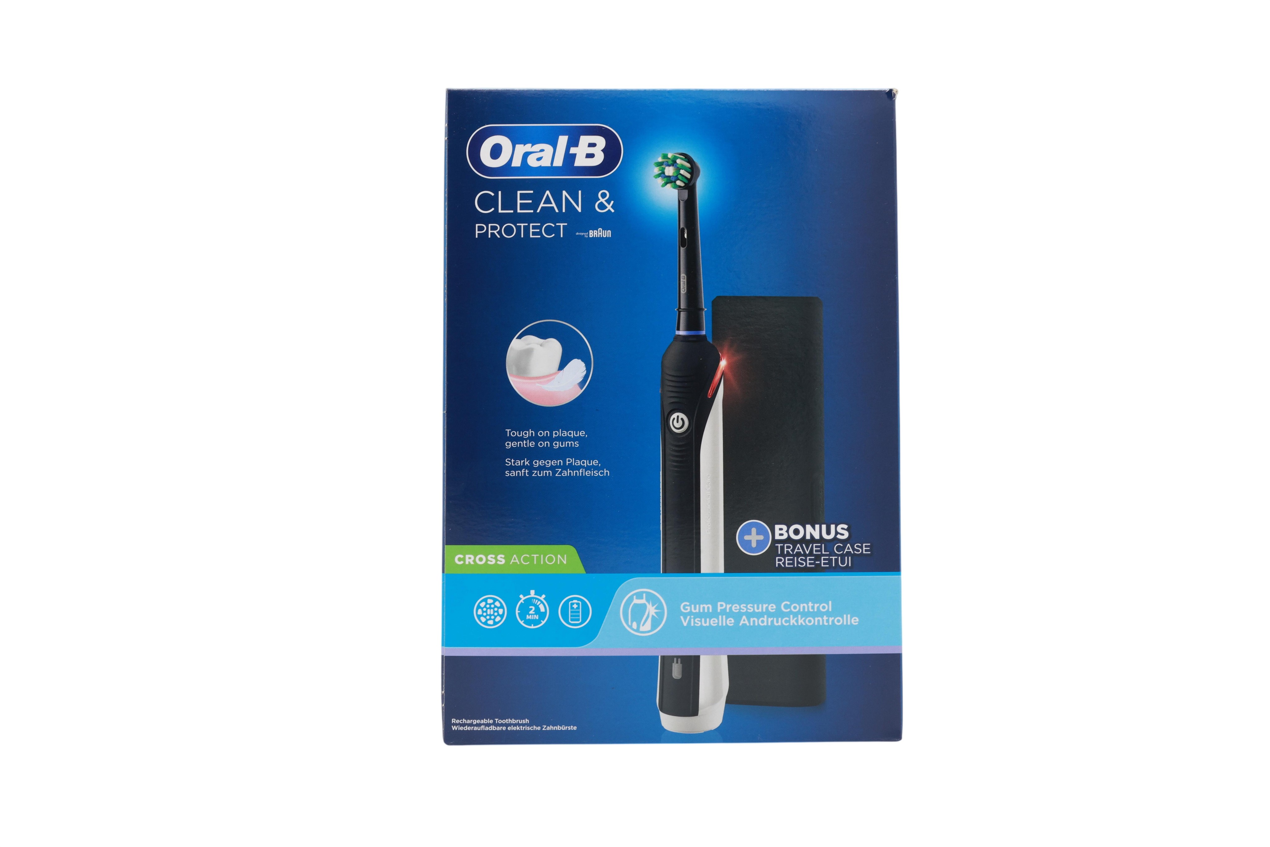Oral-B Clean & Protect Adult Rotating toothbrush Black - Oral-B Clean