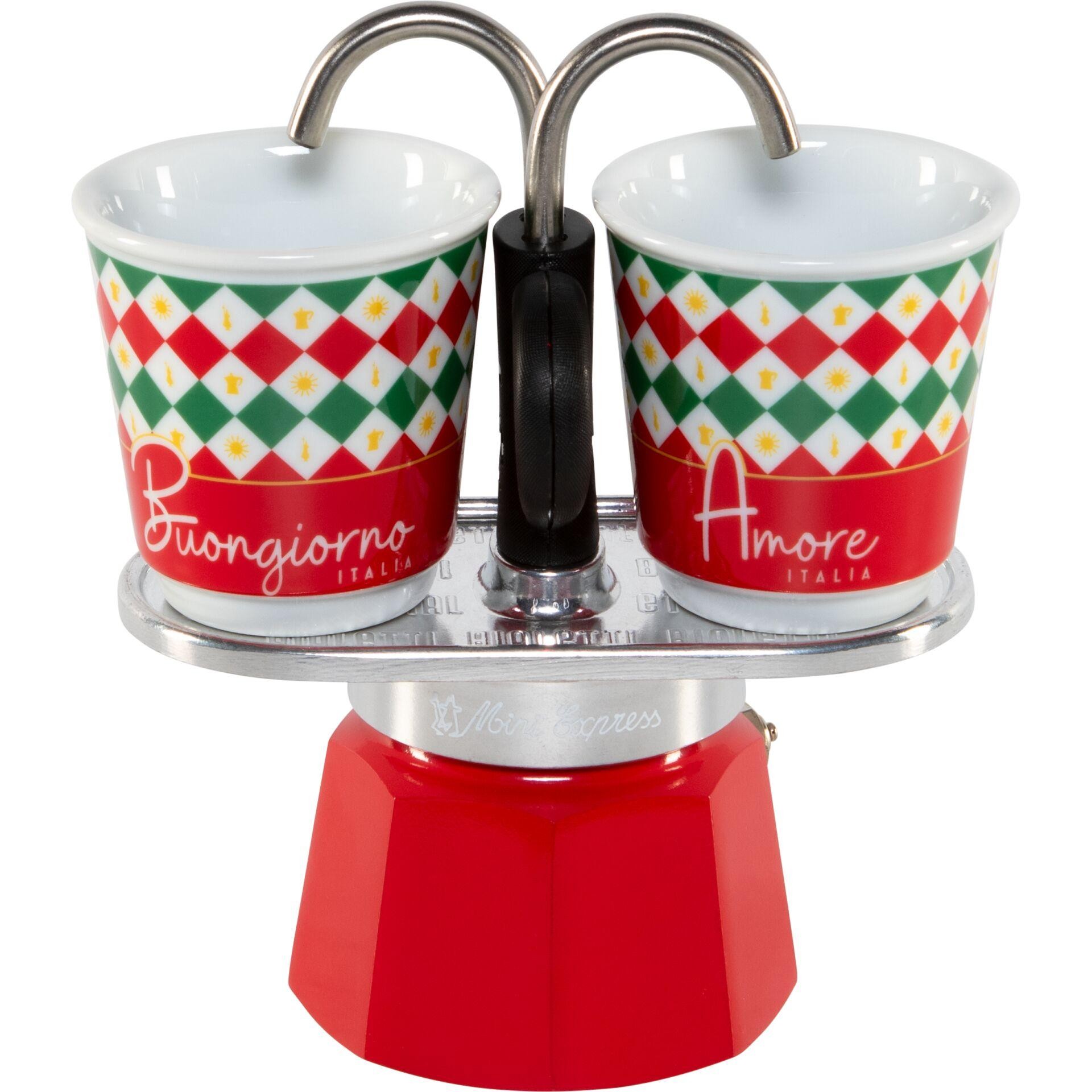 Bialetti Set Mini Express TRICOLORE DAMIER