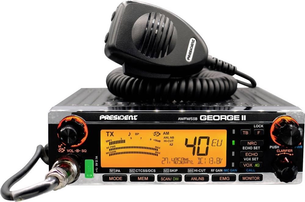 President GEORGE II, AM/FM/SSB, PC 40359 CB-Funkgerät