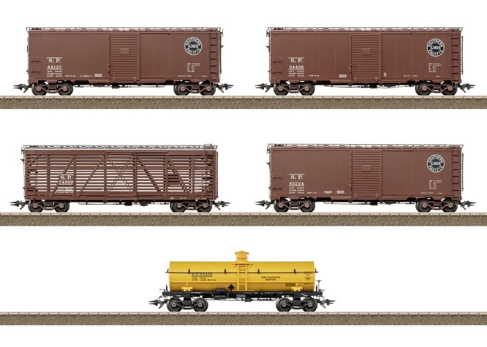 TRIX T24915 Güterwagen DC H0 US-Güterwagen-Set \ Southern Pacific\