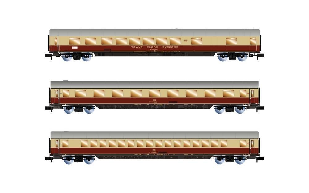 Arnold HN4508 N 3er-Set Personenwagen Rheingold der AKE 1 x