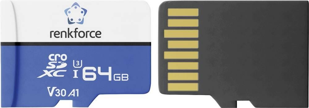 Renkforce RFmSD64 microSDXC-Karte 64GB A1 Application Performance
