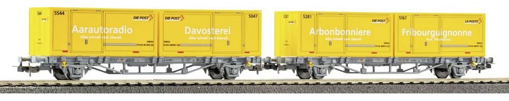 PIKO 27748 Containertragwagen DC