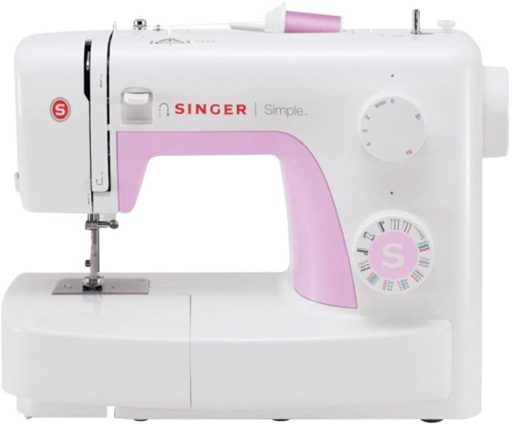 Singer Freiarmnähmaschine Simple 3223 Weiß, Pink