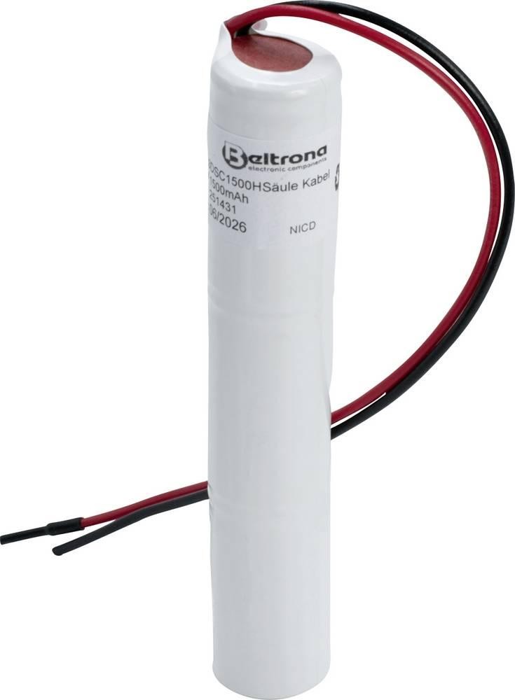 Beltrona BEL3DSC1500HSK Notleuchten-Akku hochtemperaturfähig, Kabel