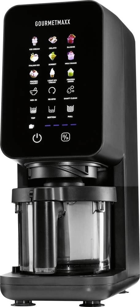 GourmetMaxx 19769 Eismaschine mit Mixbecher, LCD-Display