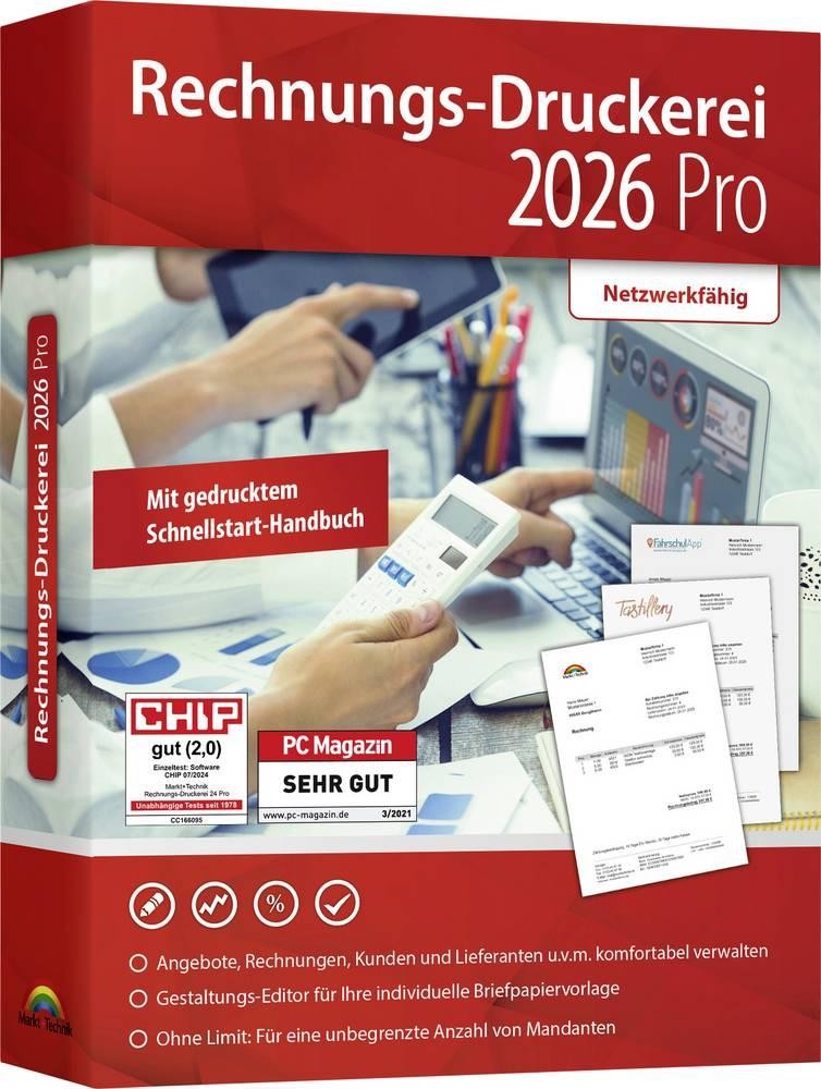 Markt & Technik Rechnungsdruckerei 2026 PRO Windows Kaufmännische