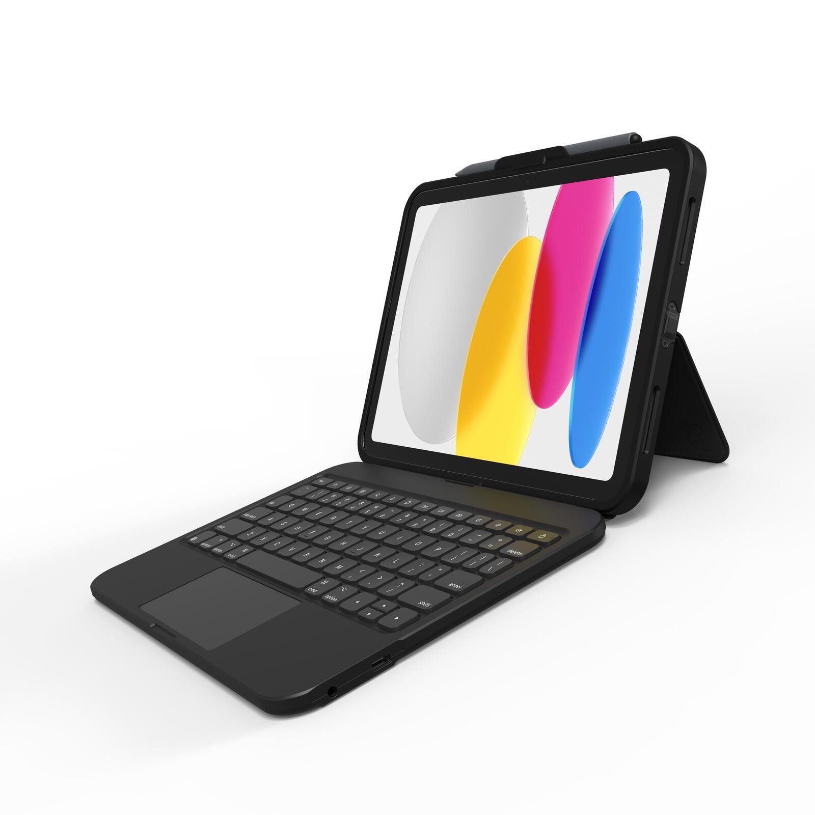 ZAGG Tough Keys Tastatur und Foliohülle für iPad 10,9-11" (A16/10.