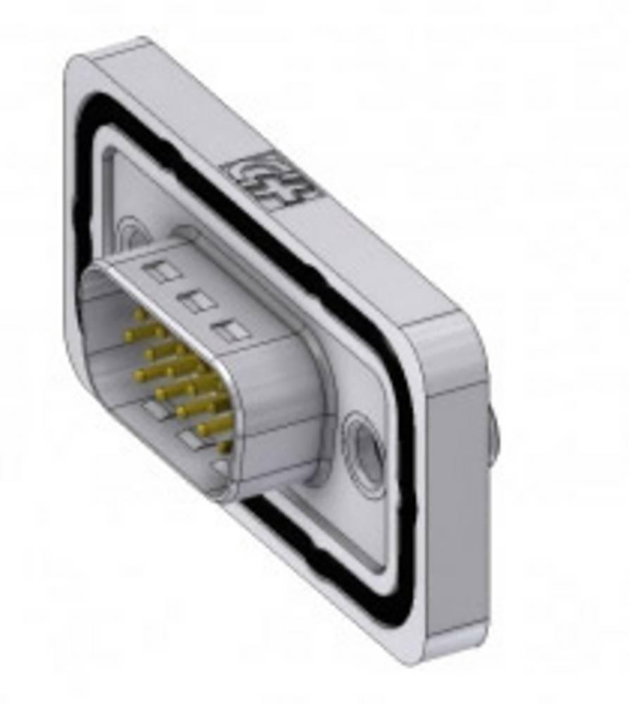 Deltron Connectors HD-DWM15PZ/2M85UN D-SUB Stecker 180° Polzahl: 15