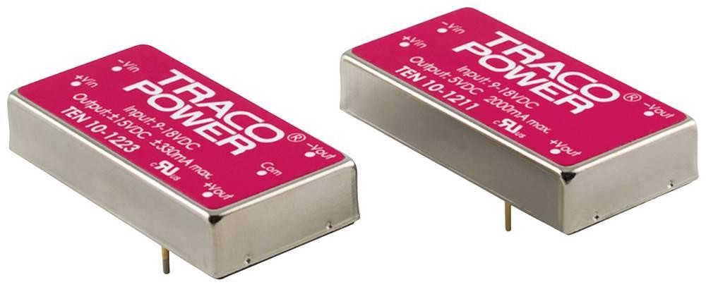 TracoPower TEN 10-2415 DC/DC-Wandler, Print 24 V/DC 24 V/DC 415mA 10W