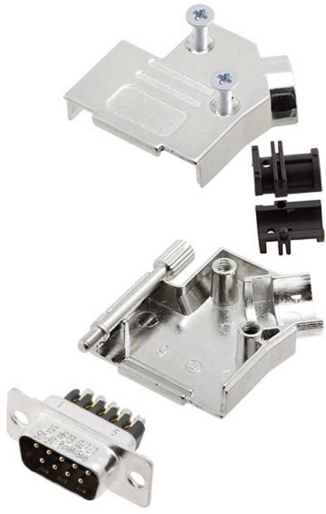 Amphenol L17D45ZK09+L717DE09PST D-SUB Stiftleisten-Set 45° Polzahl: