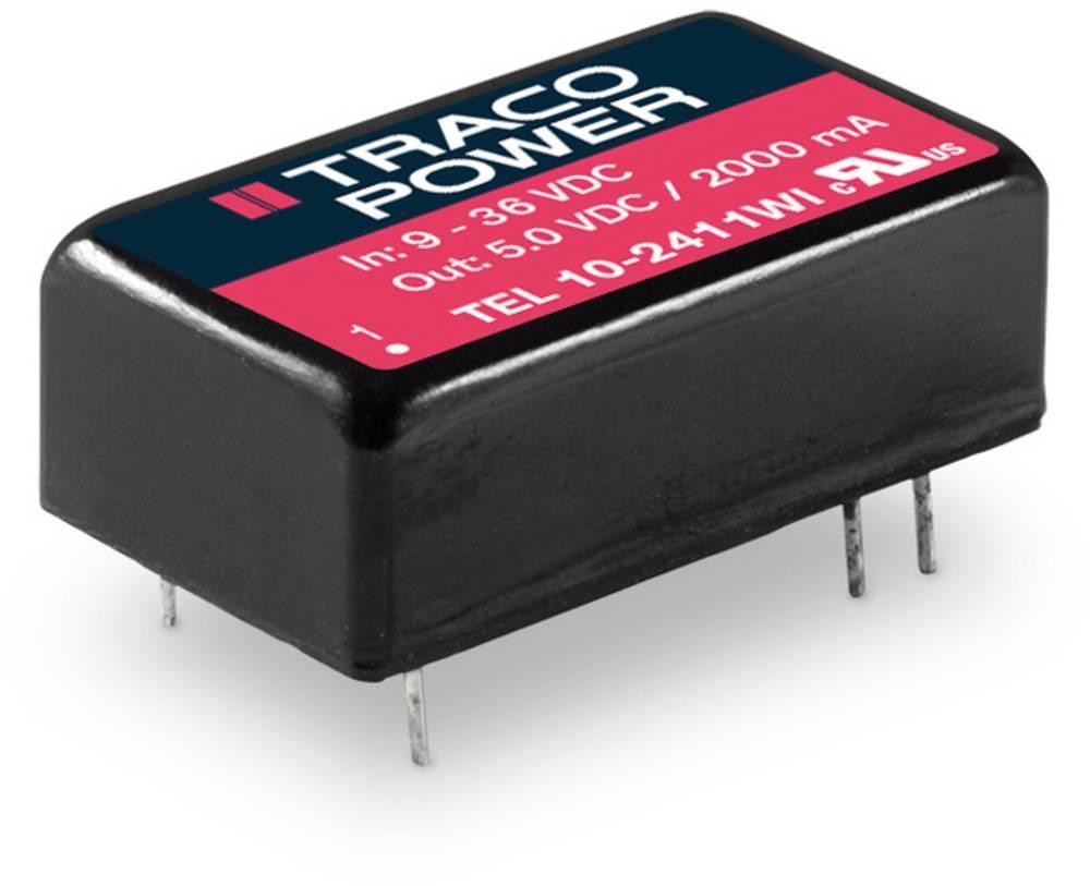 TracoPower TEL 10-2415WI DC/DC-Wandler, Print 24 V/DC 416mA 10W