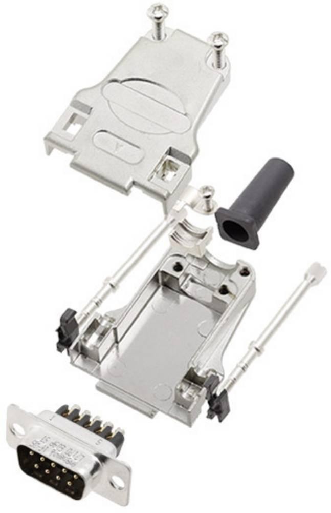 Amphenol L17DTZF09-LJS-RG+L717DE09PST D-SUB Stiftleisten-Set 180°