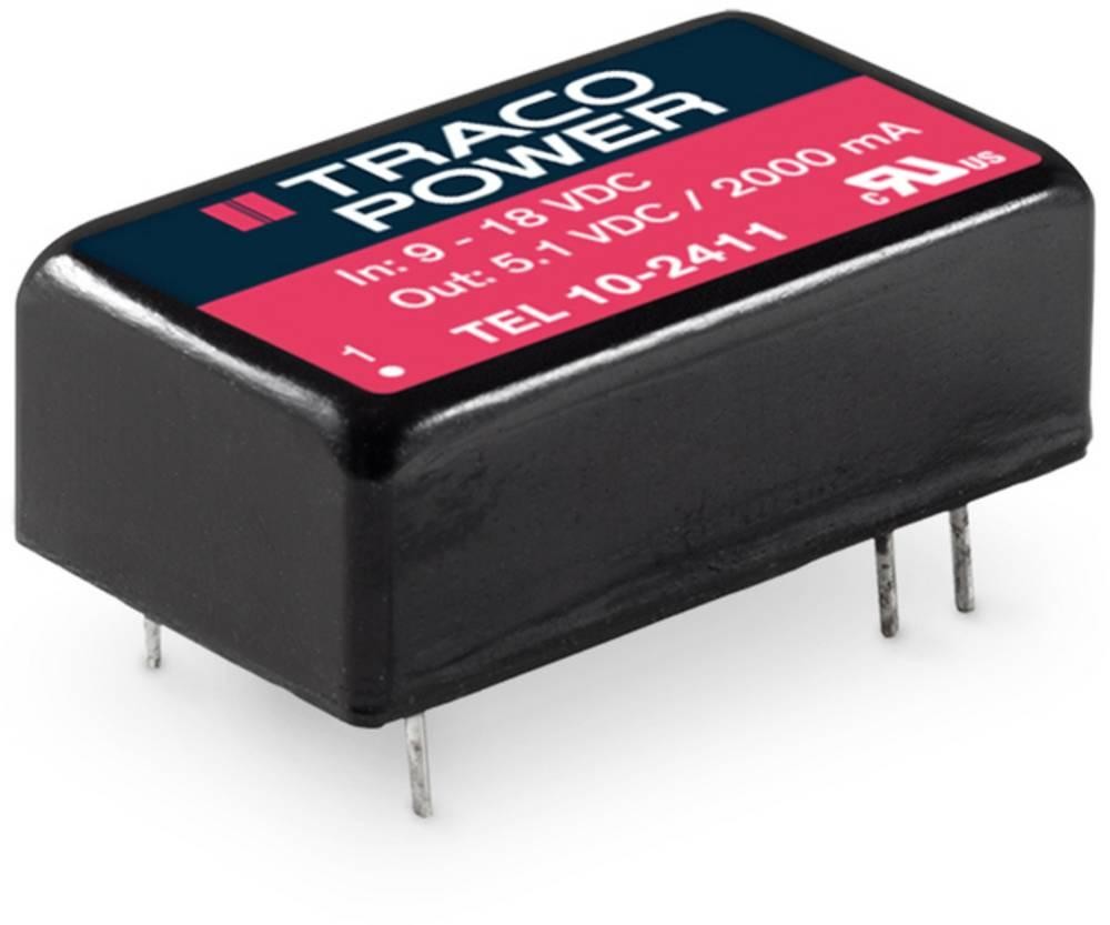 TracoPower TEL 10-2411 DC/DC-Wandler, Print 2A 10W Anzahl Ausgänge: