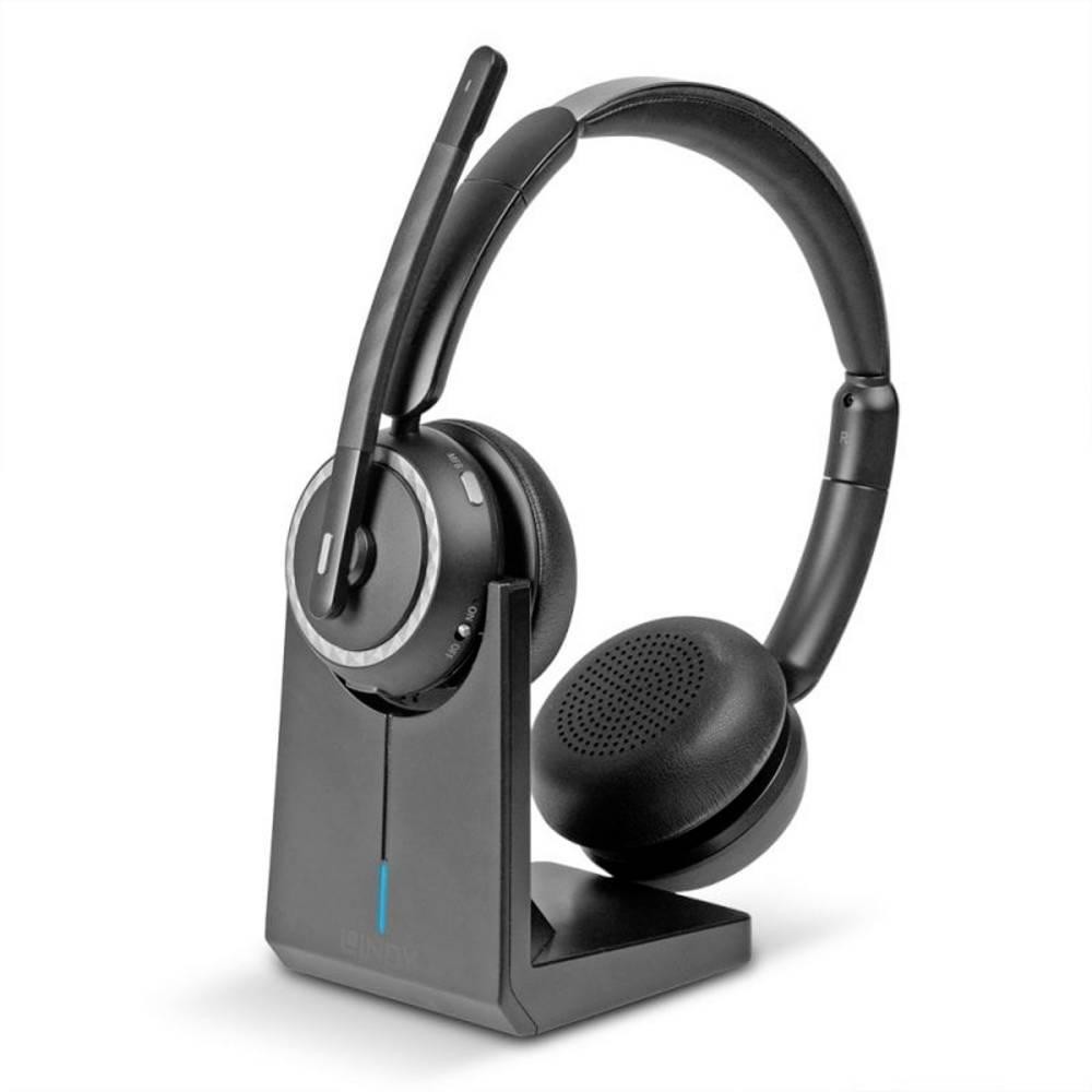 LINDY L118 WL On Ear Headset Bluetooth Schwarz Computer