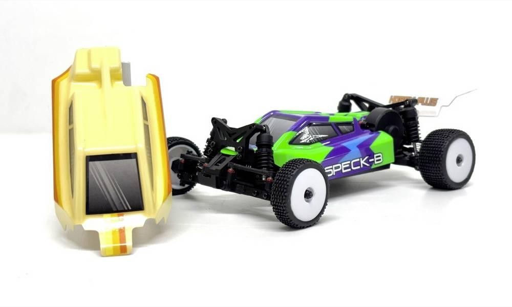Hobby Plus 1:24 2WD Buggy \ Speck-B\ RTR (Green & Creme) Limited