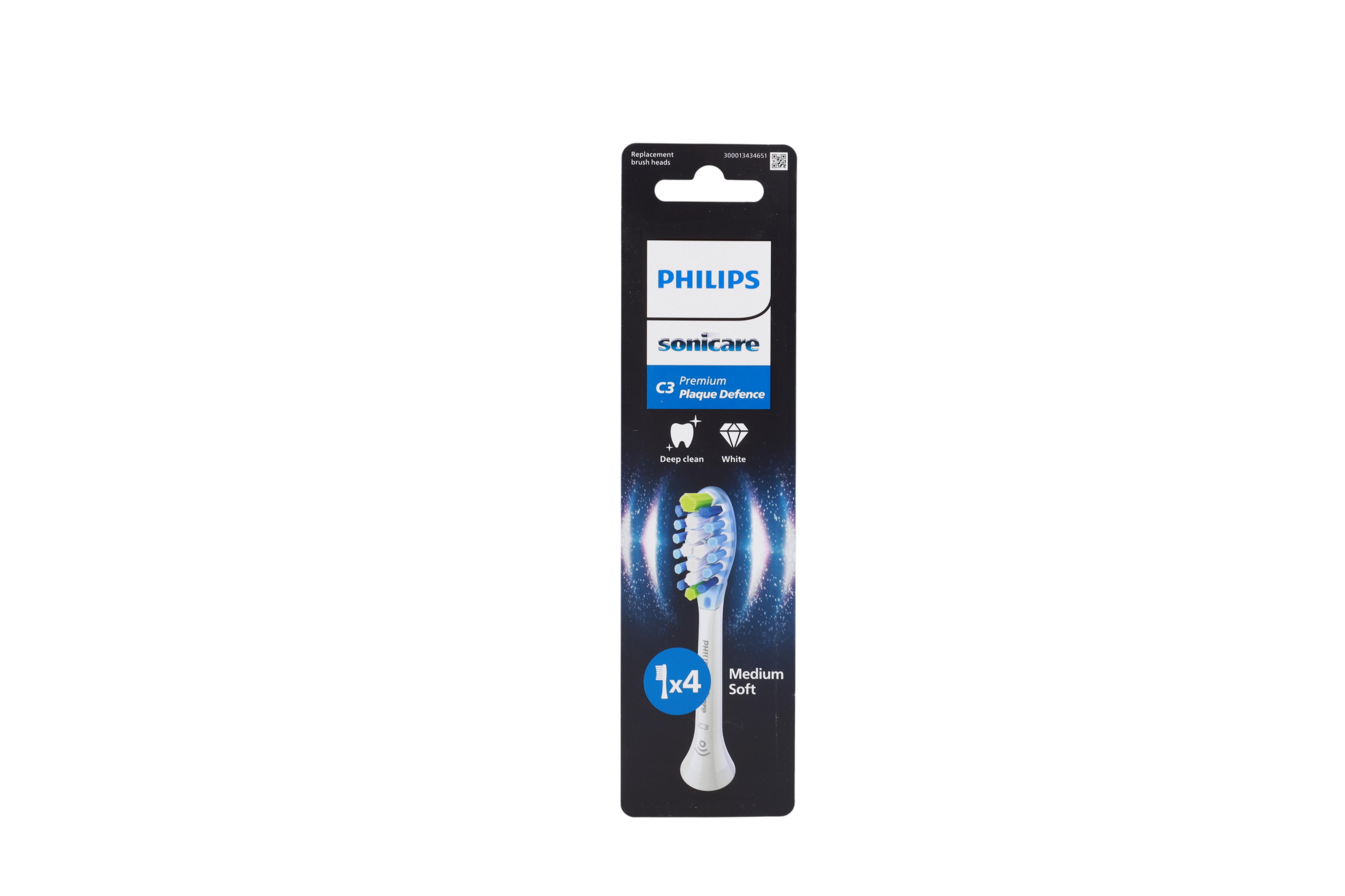 Philips Premium Plaque Defence HX9044/87 4 pack brush heads - Philips