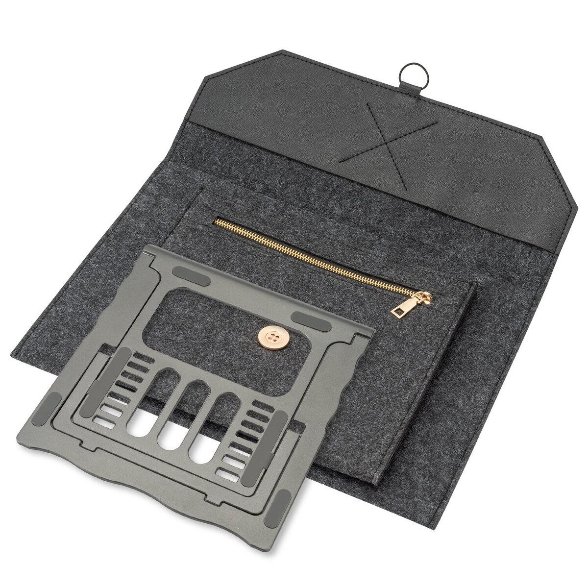 4smarts Laptop / Tablet Ergo Workspace Bundle, dunkelgrau