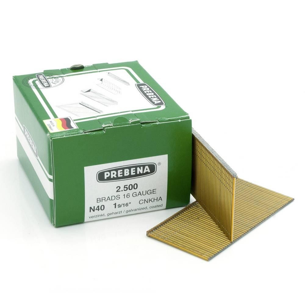 Prebena N40CNKHA Stauchkopfnägel-Set Produktabmessung, Länge 40mm