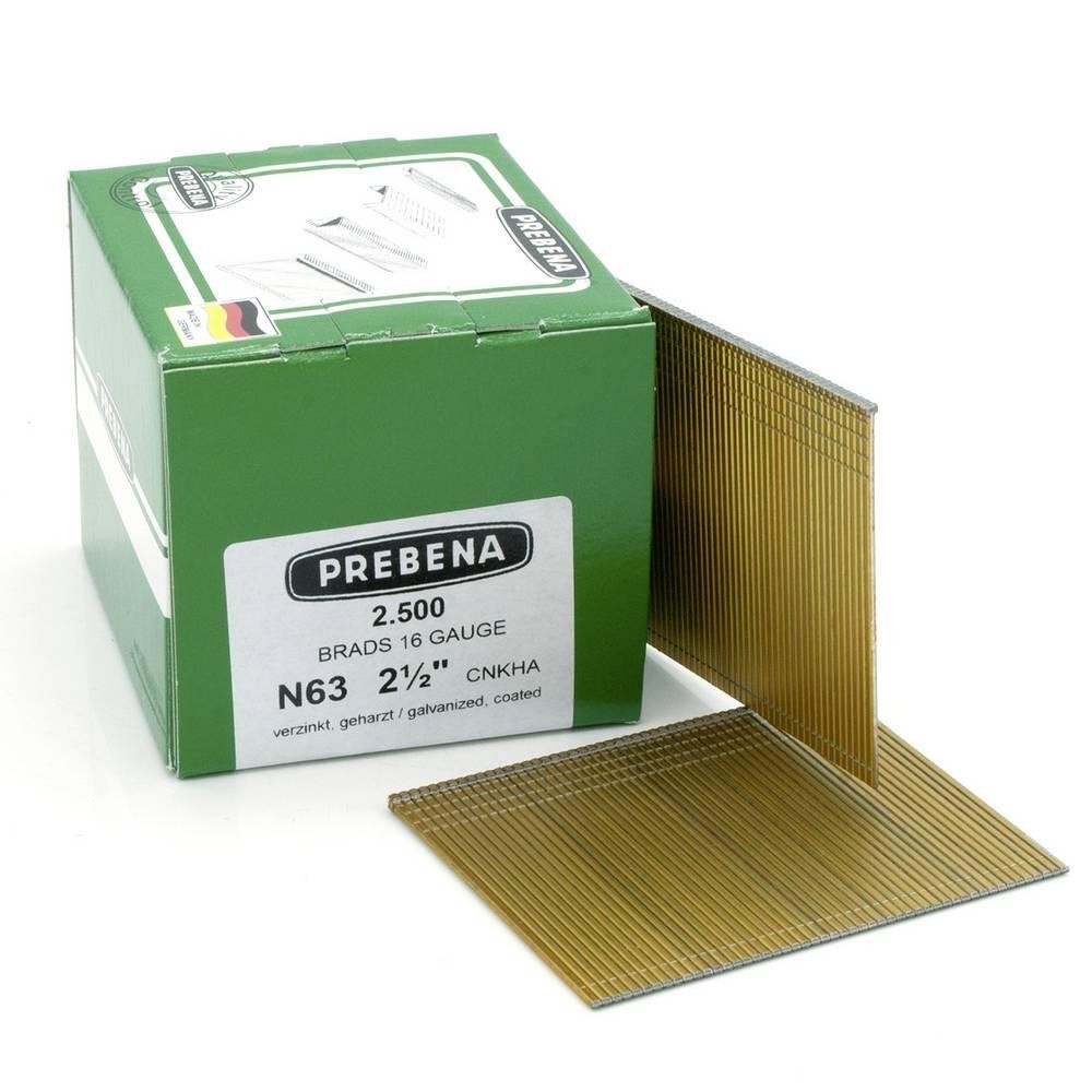 Prebena N63CNKHA Stauchkopfnägel-Set Produktabmessung, Länge 63mm