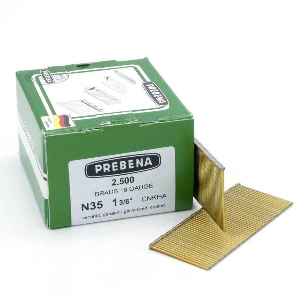 Prebena N35CNKHA Stauchkopfnägel-Set Produktabmessung, Länge 35mm