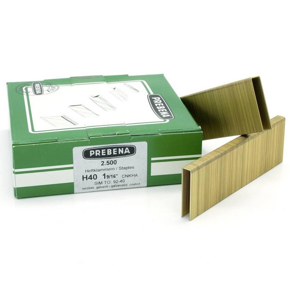Prebena H40CNKHA Heftklammern-Set 3100 St. Abmessungen (L x B) 40mm x