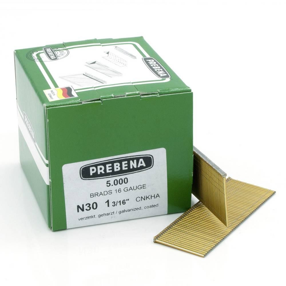 Prebena N30CNKHA Stauchkopfnägel-Set Produktabmessung, Länge 30mm