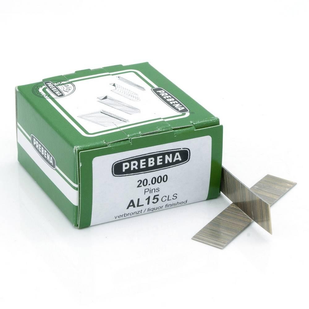 Prebena AL15CLS Tackernägel Produktabmessung, Länge 15mm 20000St.