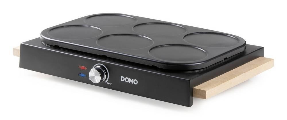 DOMO DO8717PN Pancake-Maker Antihaftbeschichtung, stufenloser