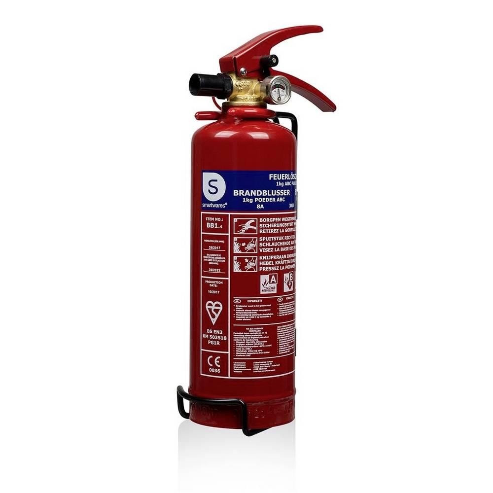 Smartwares 10.018.56 Extincteur à poudre sèche 1 Kg BB1.4 -