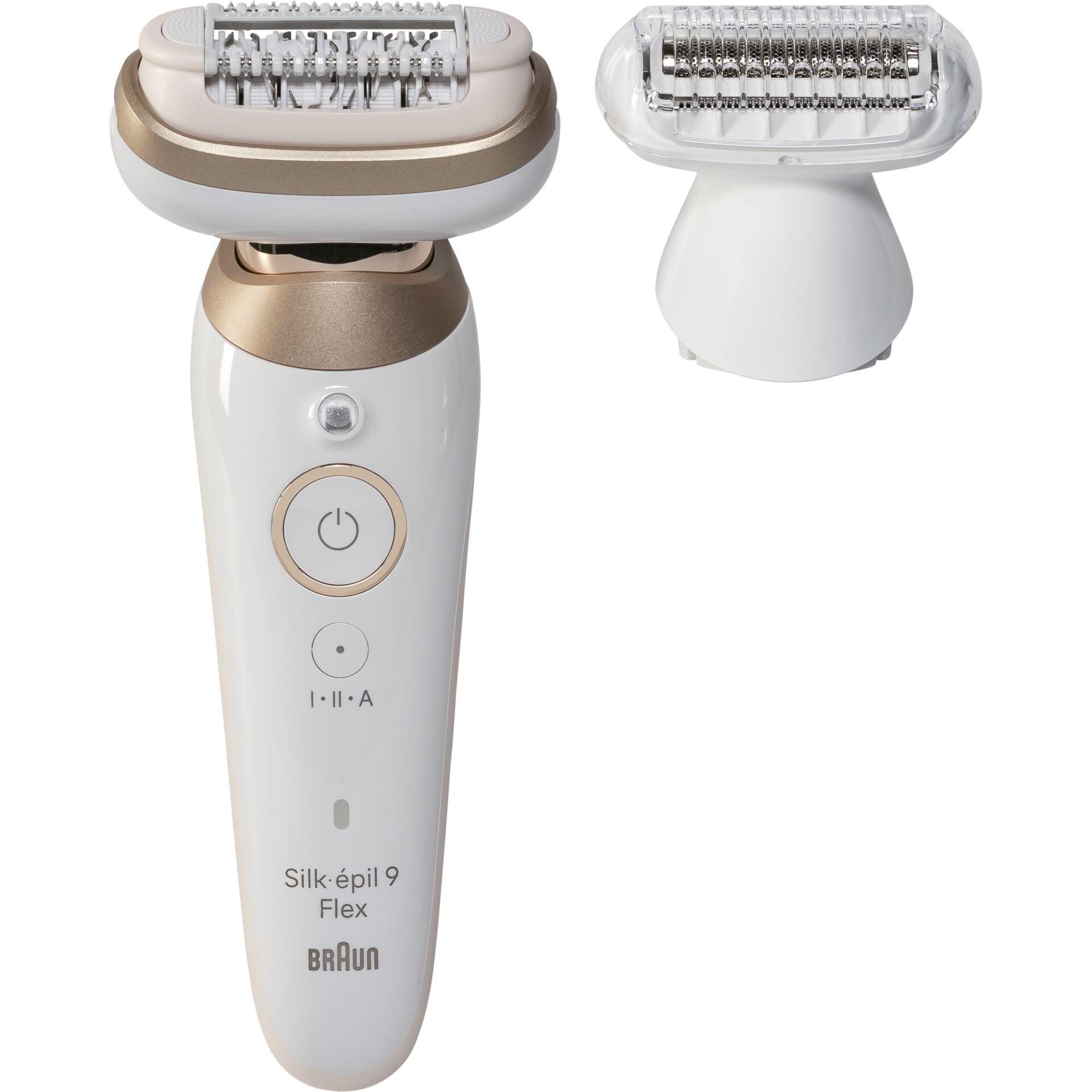 Braun Silk·épil 9 Flex 9-030 3D 40 tweezers White, Gold - Braun