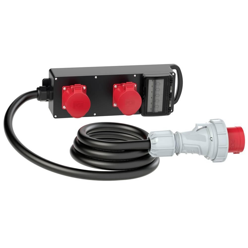 PC Electric 9441853 Steckdosen-Verteiler black