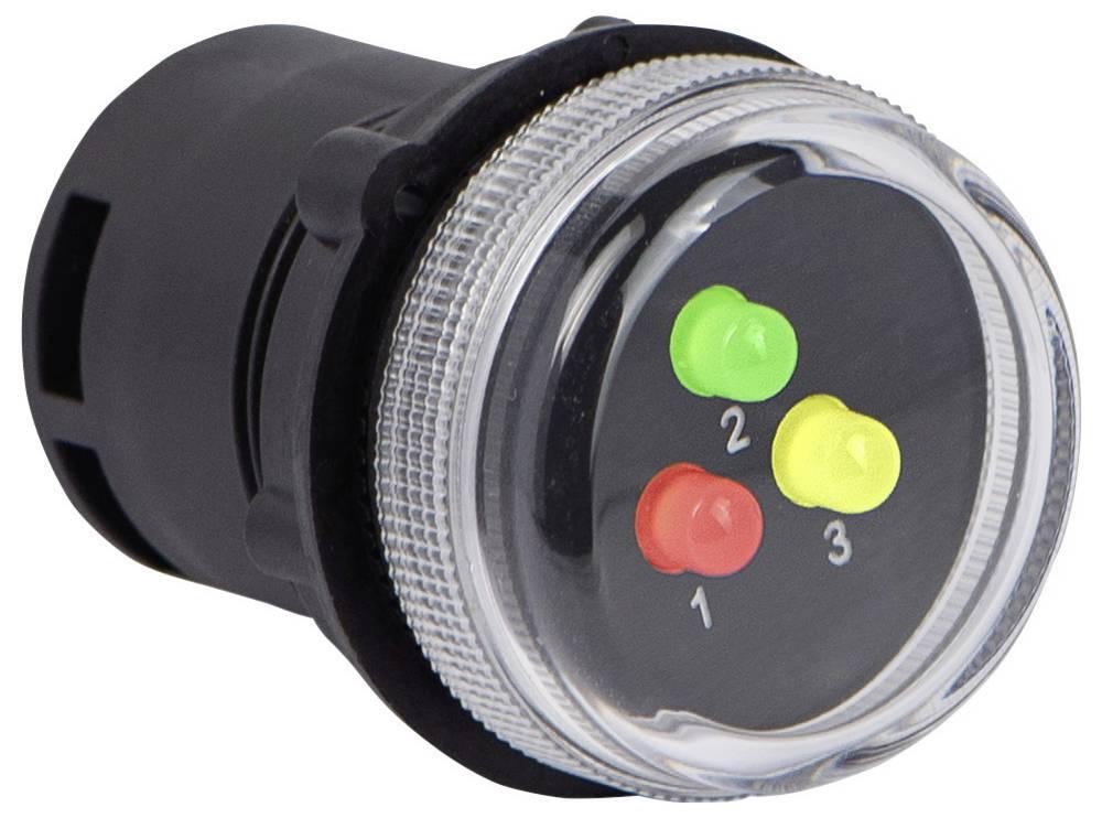 TRU COMPONENTS TC-14131056 LED-Signalleuchte Rot, green, yellowRund