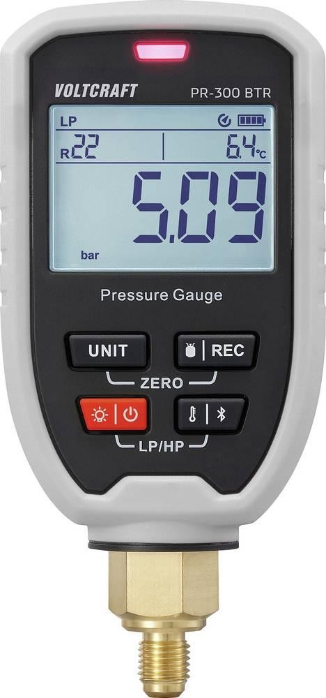 VOLTCRAFT PR-300 BTR Absolutdruck-Messgerät Druck -1 - 60 bar