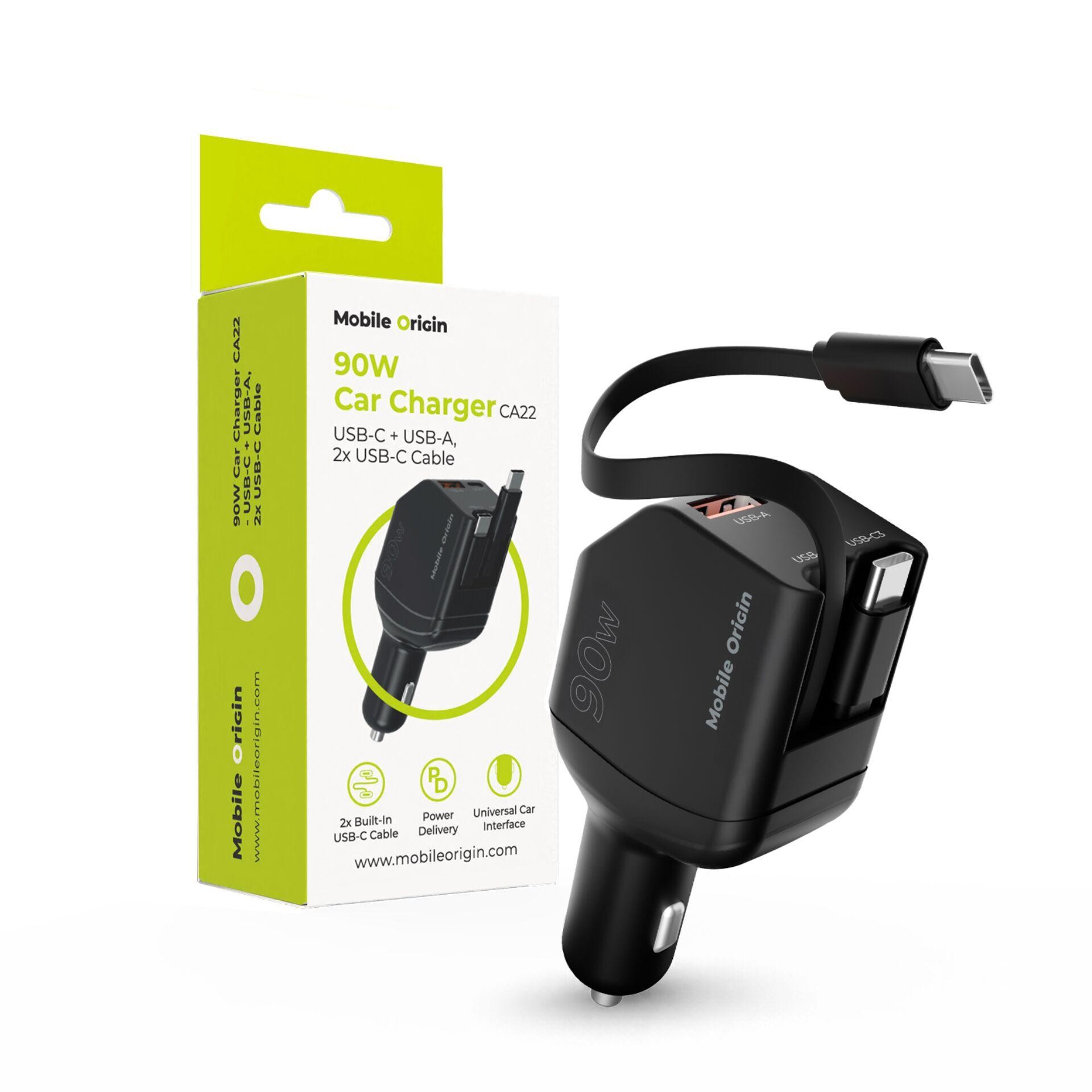 Mobile Origin MO-90CCH-CA22 mobile device charger Universal Black