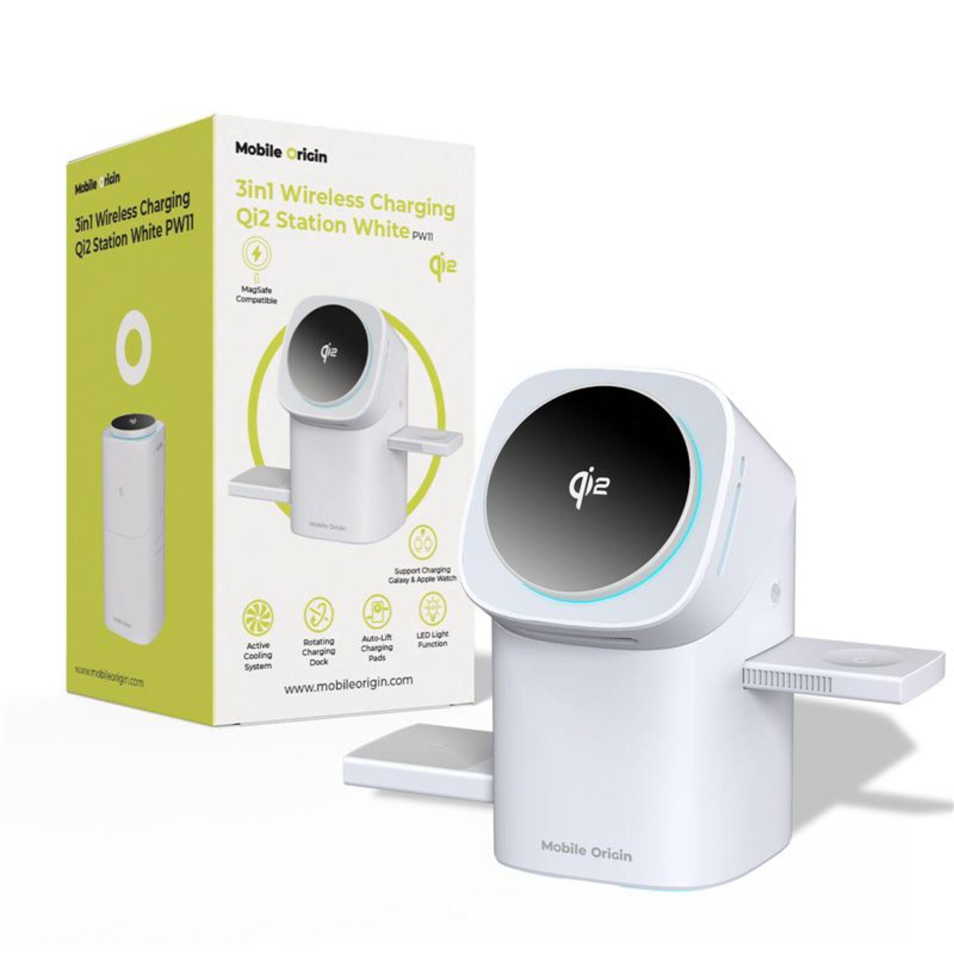 Mobile Origin WCHS-PW11-WHT mobile device charger Smartphone,