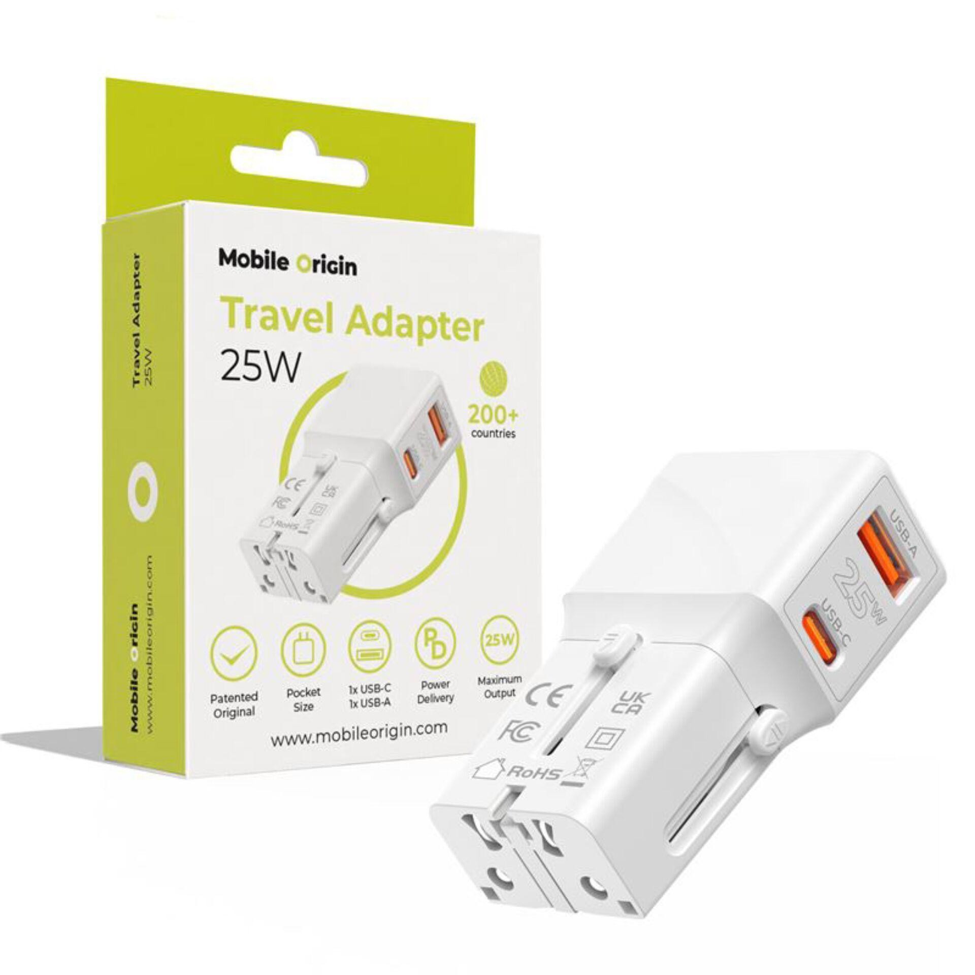 Mobile Origin TAD25-2P-WHT mobile device charger Universal White AC,