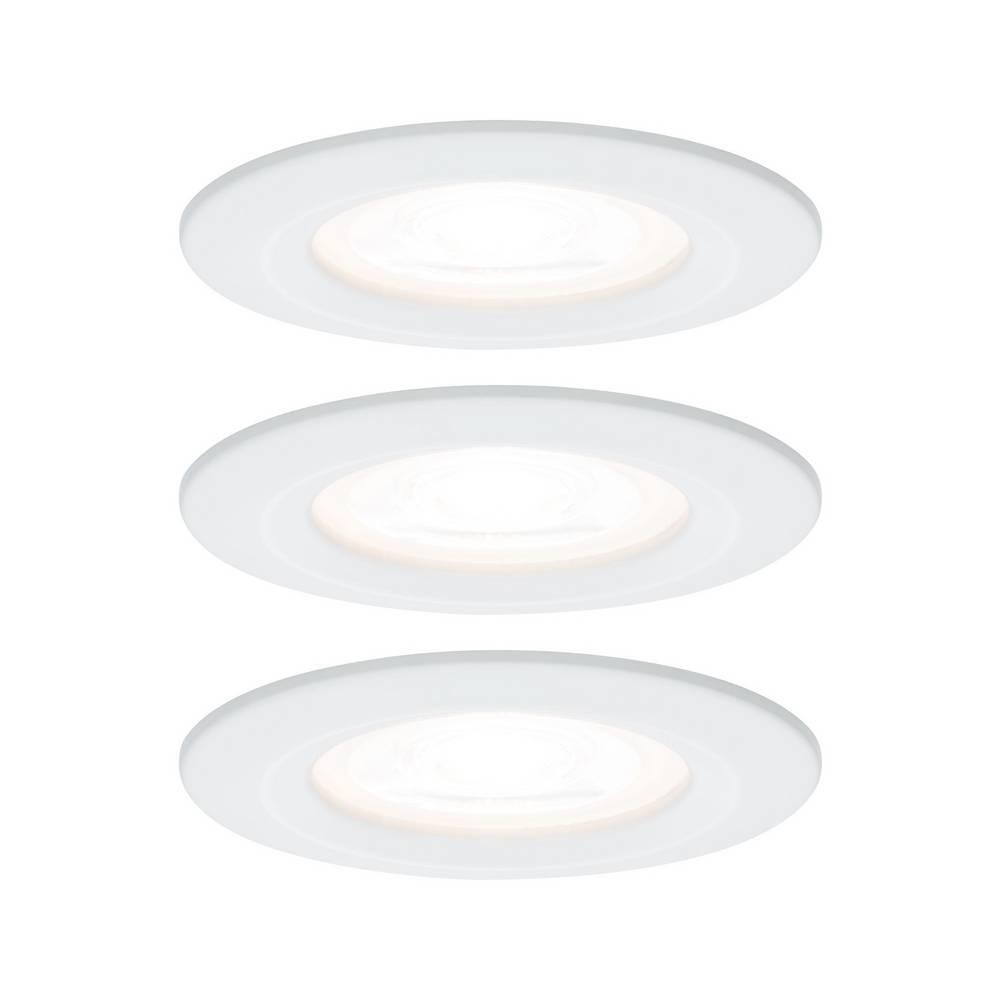 Paulmann Bad-Einbauleuchte 3er Set 19.5W blanc (matt)