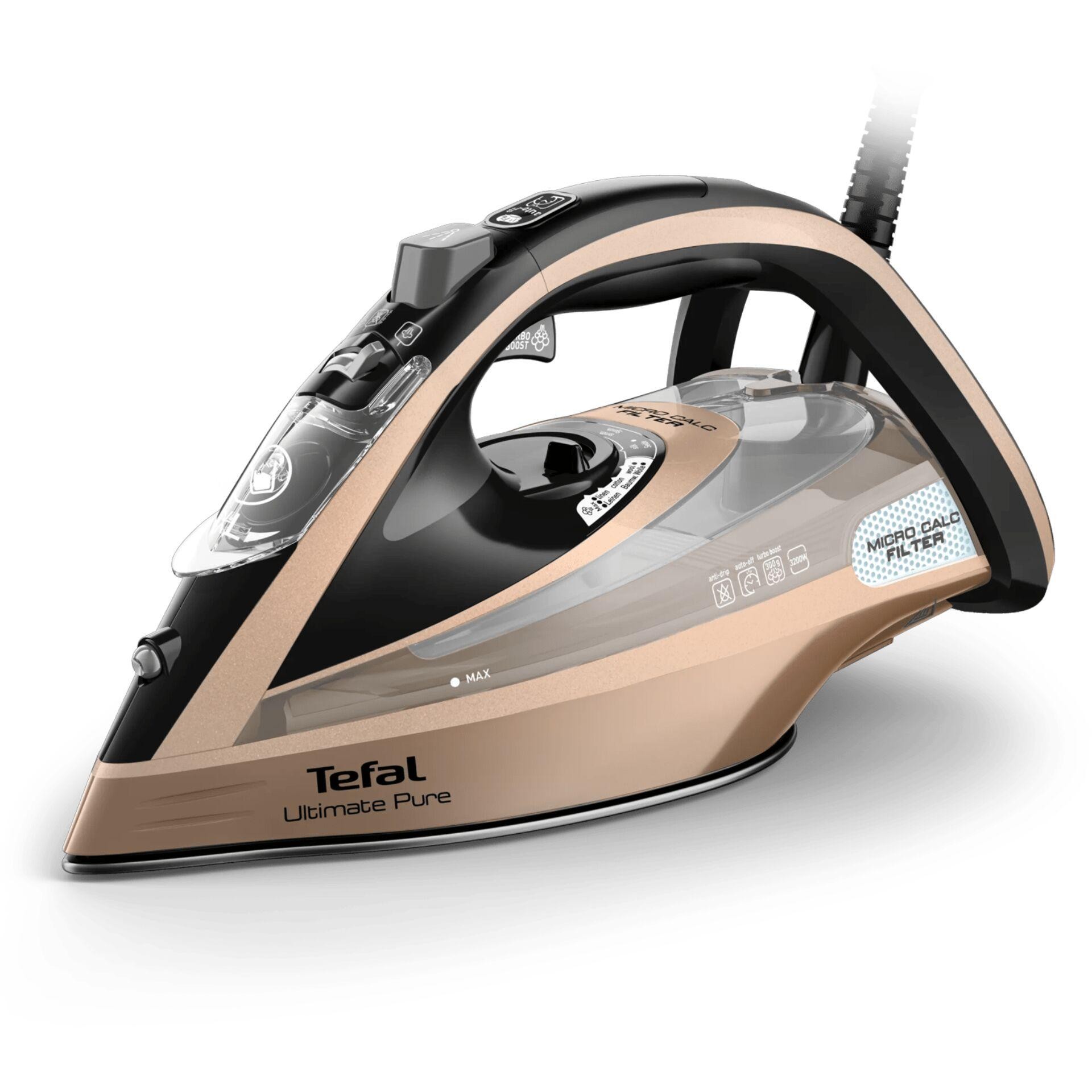 Tefal Ultimate Pure FV9852E0 fer à repasser Fer à repasser à sec