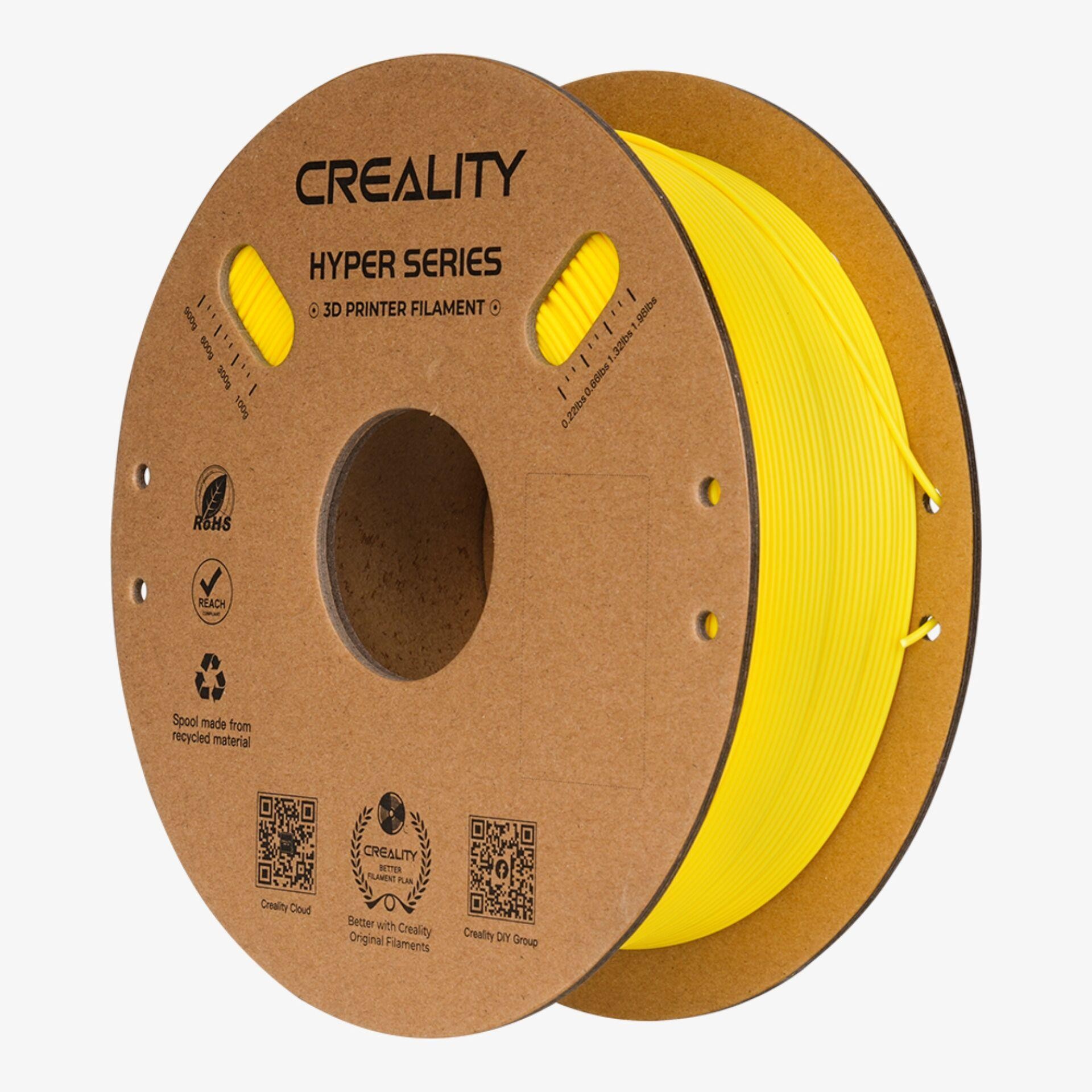 Creality Hyper Series PLA Polylactic acid (PLA) Yellow 1 kg -