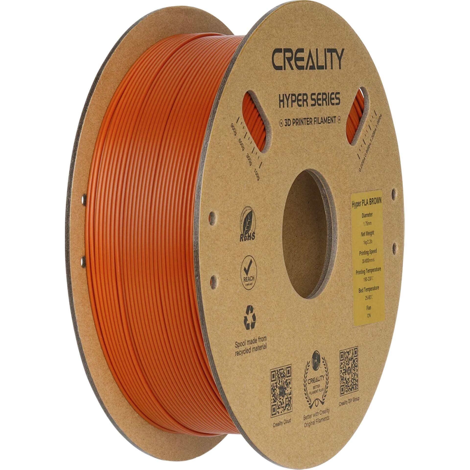 Creality Hyper Series PLA Polylactic acid (PLA) Brown 1 kg - Creality