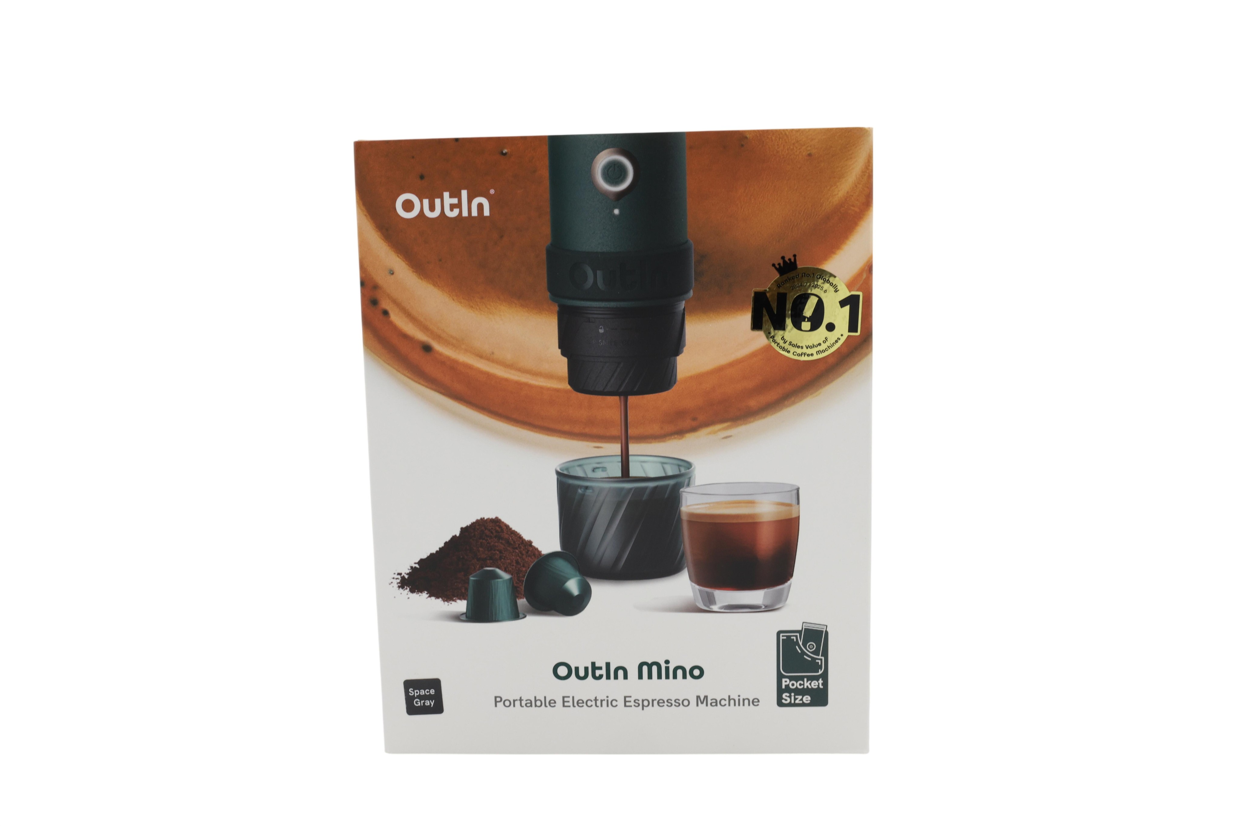 OutIn Mino espresso coffee machine Space Grey