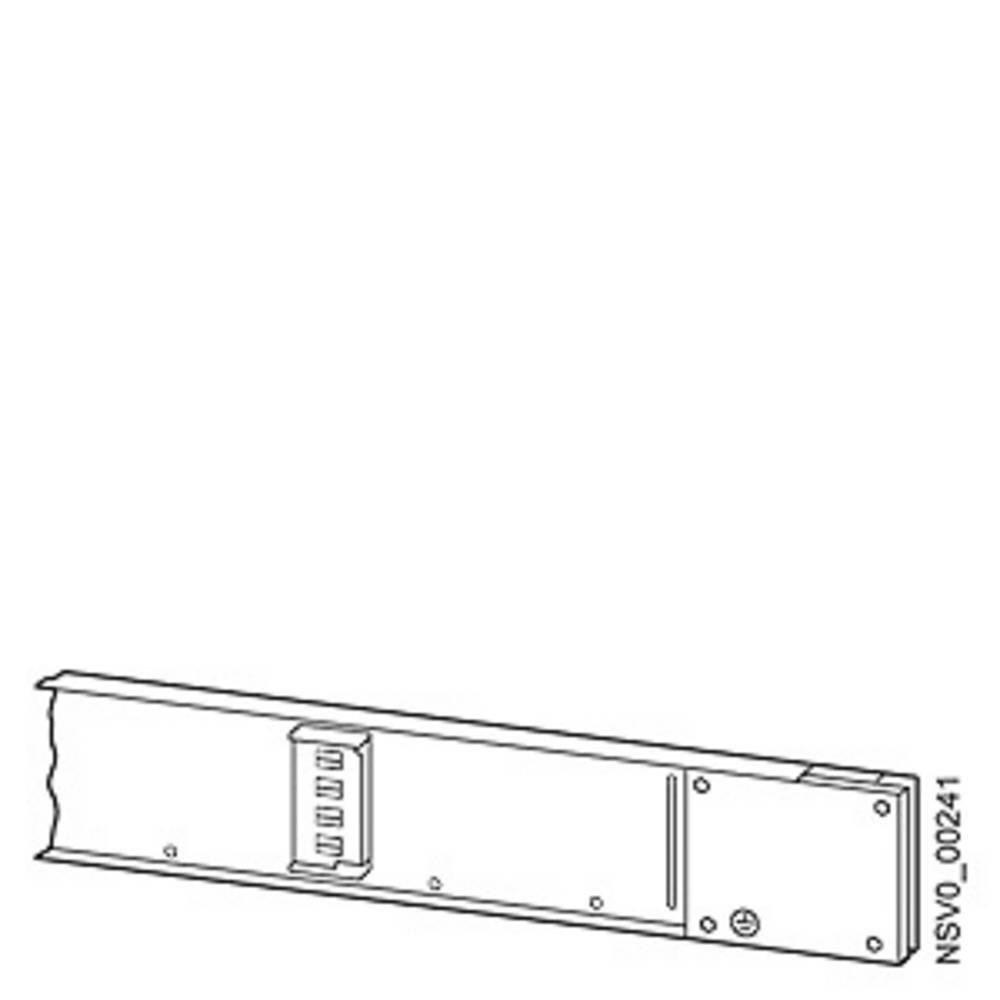 Siemens BVP:090163 BD01-125-3-0,5 Schienenkasten Aluminium light grey