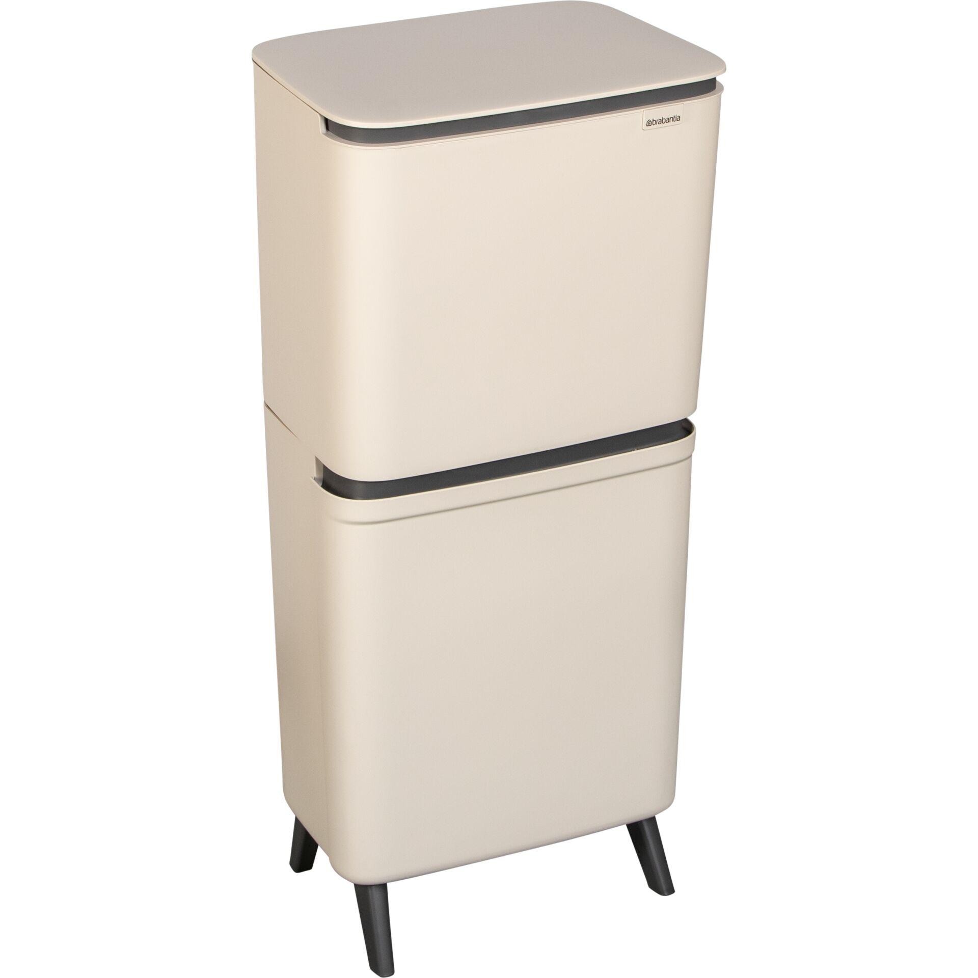Brabantia SortUp Hi Abfallbehälter 20+25l, beige