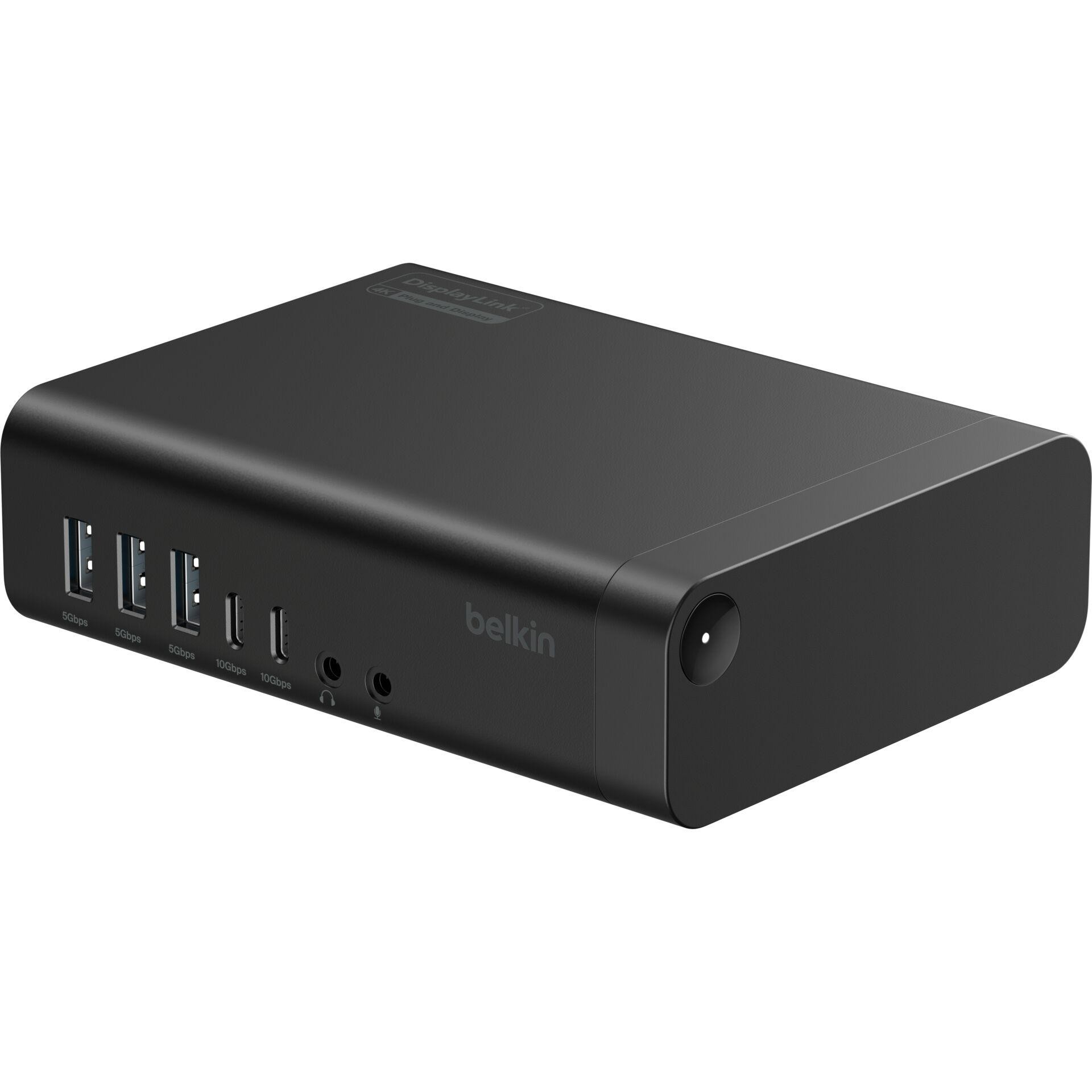 Belkin Connect Universal 16-in-1 Triple Display Docking Dock Black -