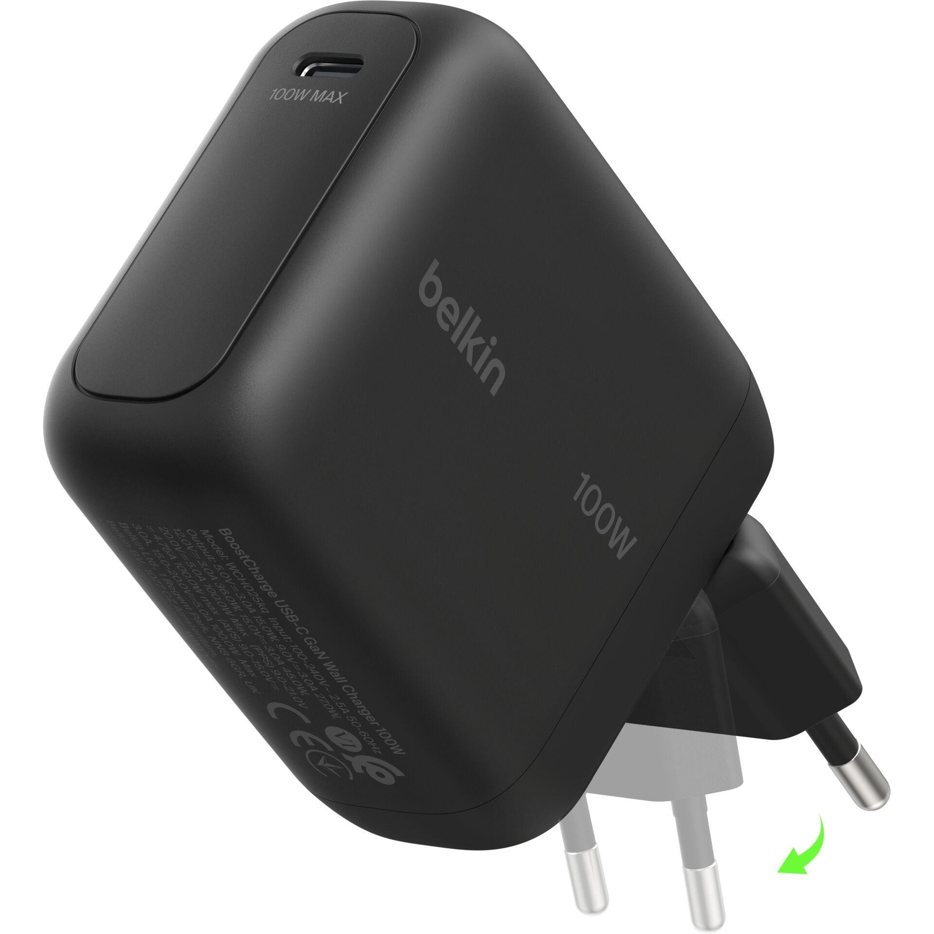 Belkin BoostCharge 100W USB-C GAN Ladegerät, blk