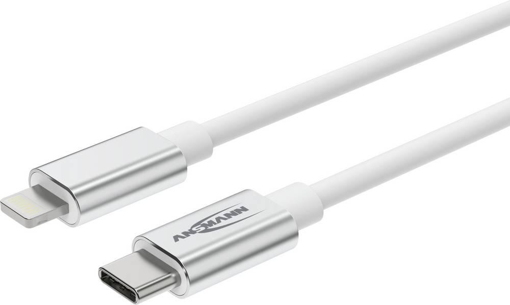 Ansmann Téléphone portable câble Lightning, USB-C